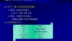 黑带课程:DOE实验设计(经典方法) 黑带课程:DOE实验设计(经典方法)