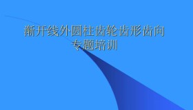 齿轮的齿形齿向介绍 齿轮的齿形齿向介绍