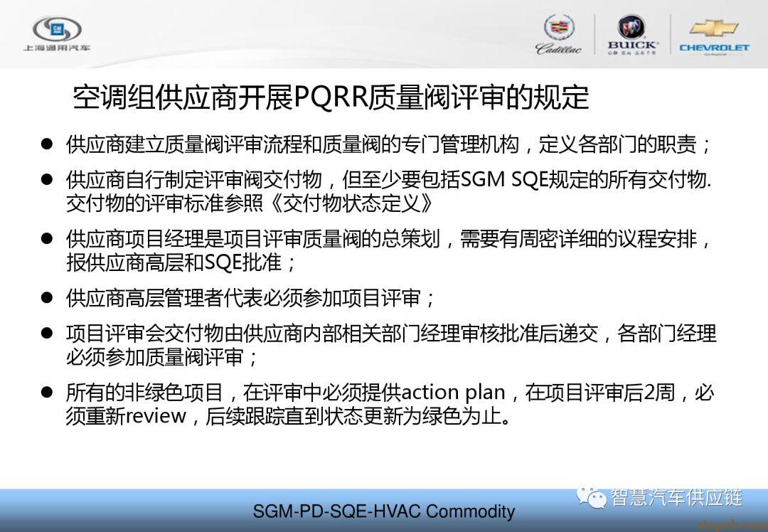 PQRR项目质量阀主机厂培训PPT–通用汽车 - 汽车质量管理笔记