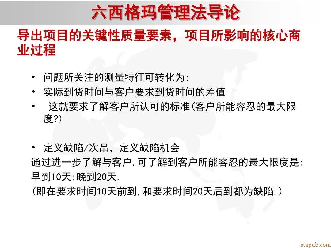 6 sigma入门教材 6 sigma入门教材