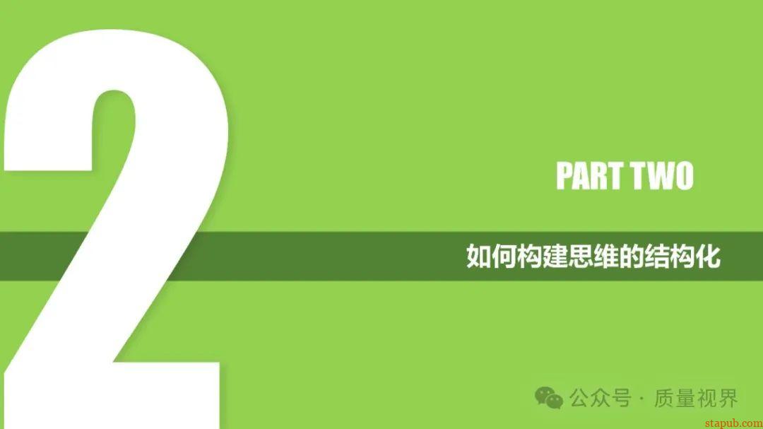 结构化思维与问题分析解决 结构化思维与问题分析解决