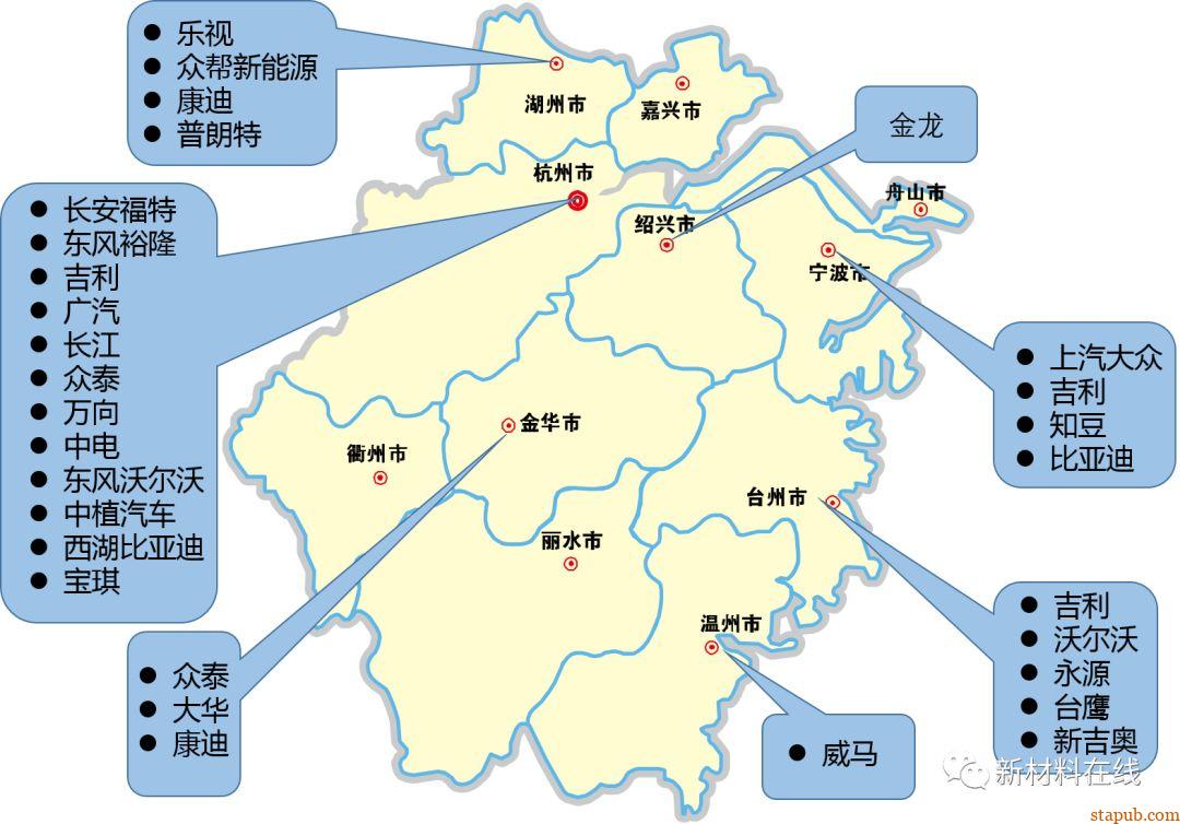 一文看懂全国各省市汽车主机厂分布图及其产能 一文看懂全国各省市汽车主机厂分布图及其产能
