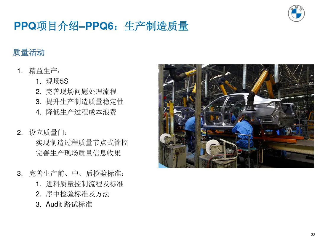 宝马质量管理工具 PPQ1-PPQ10应用介绍 宝马质量管理工具 PPQ1-PPQ10应用介绍
