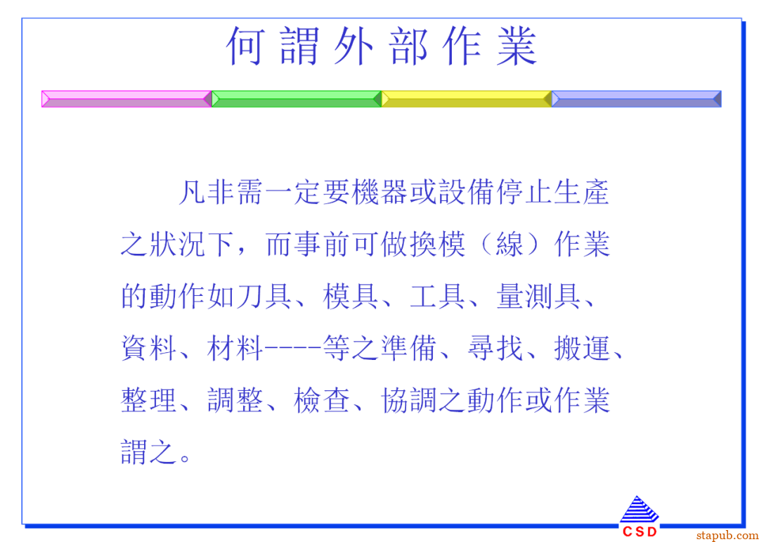 快速换模SMED:5步标准化流程+7个增效诀窍(有案例版)【标杆精益】 快速换模SMED:5步标准化流程+7个增效诀窍(有案例版)【标杆精益】