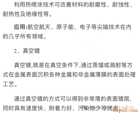 最全的金属表面处理工艺汇总,干货分享 最全的金属表面处理工艺汇总,干货分享