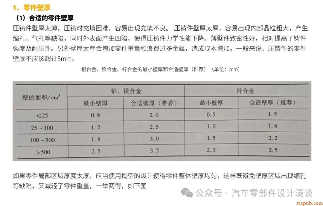 一文讲清压铸件结构设计14大原则！（面向DFM、DFA的设计） -2