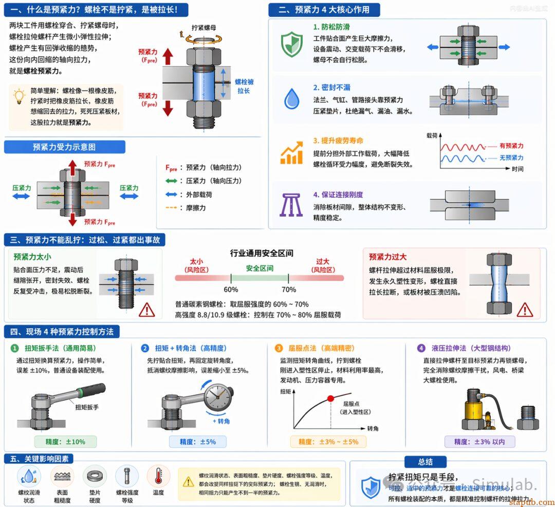 螺栓预紧力，你真的拧对了吗？——从扭矩扳手到FEA仿真