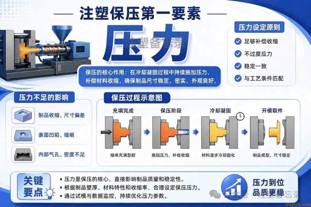 注塑保压“三要素”，专治瞎调机！看懂这套，从此工艺不靠运气