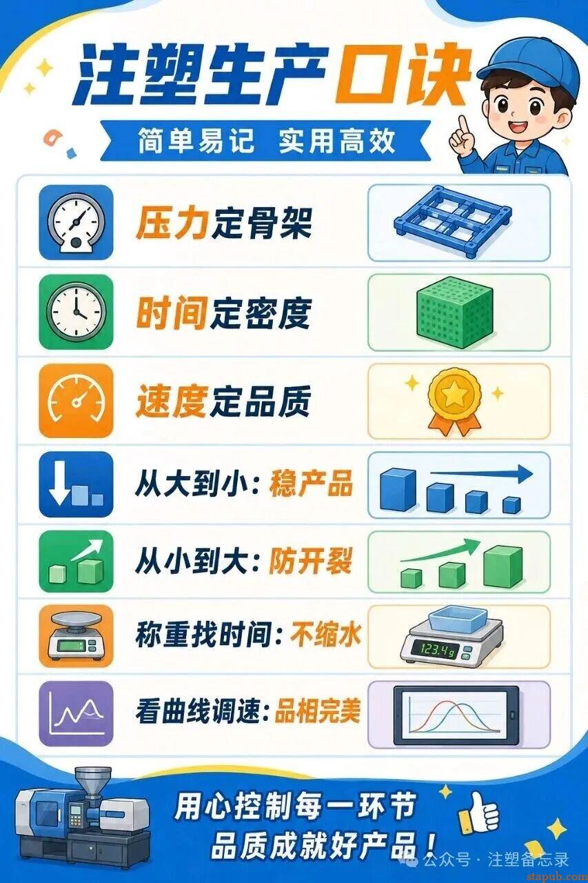 注塑保压“三要素”，专治瞎调机！看懂这套，从此工艺不靠运气