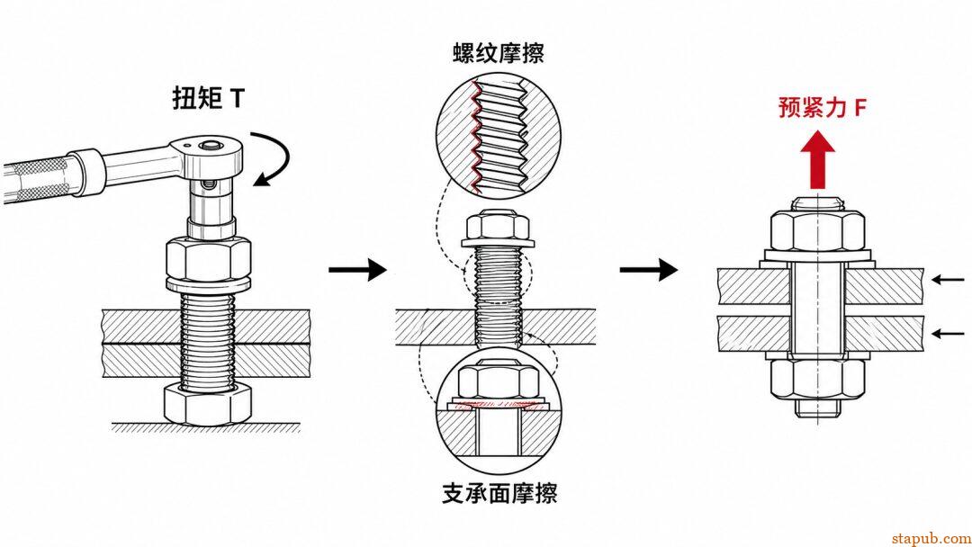 为什么螺栓拧紧力矩达标,运行后还是松 为什么螺栓拧紧力矩达标,运行后还是松