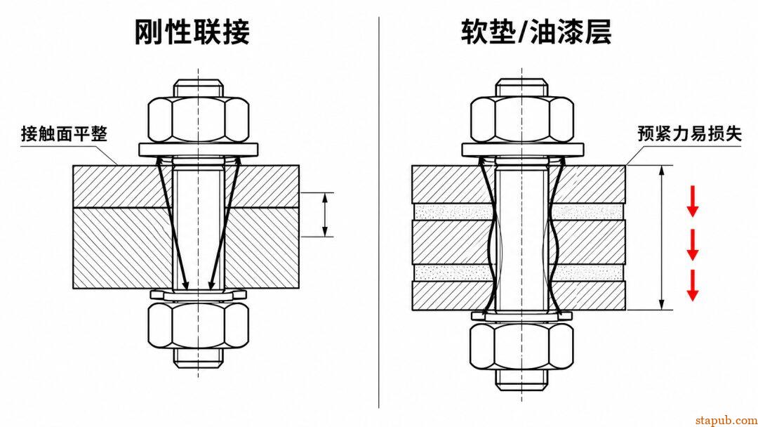 为什么螺栓拧紧力矩达标,运行后还是松 为什么螺栓拧紧力矩达标,运行后还是松