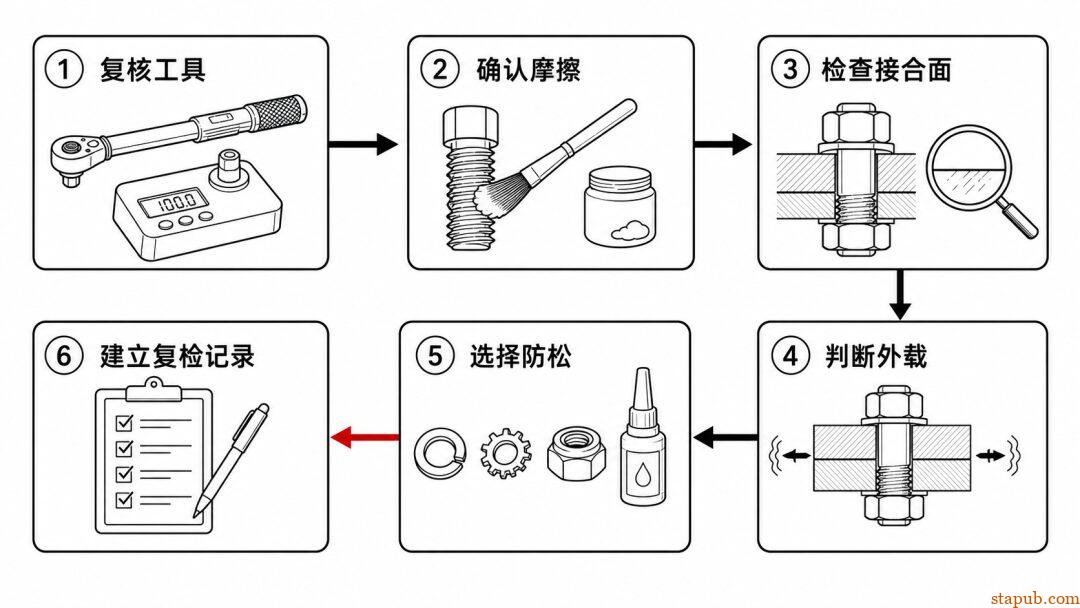 为什么螺栓拧紧力矩达标,运行后还是松 为什么螺栓拧紧力矩达标,运行后还是松