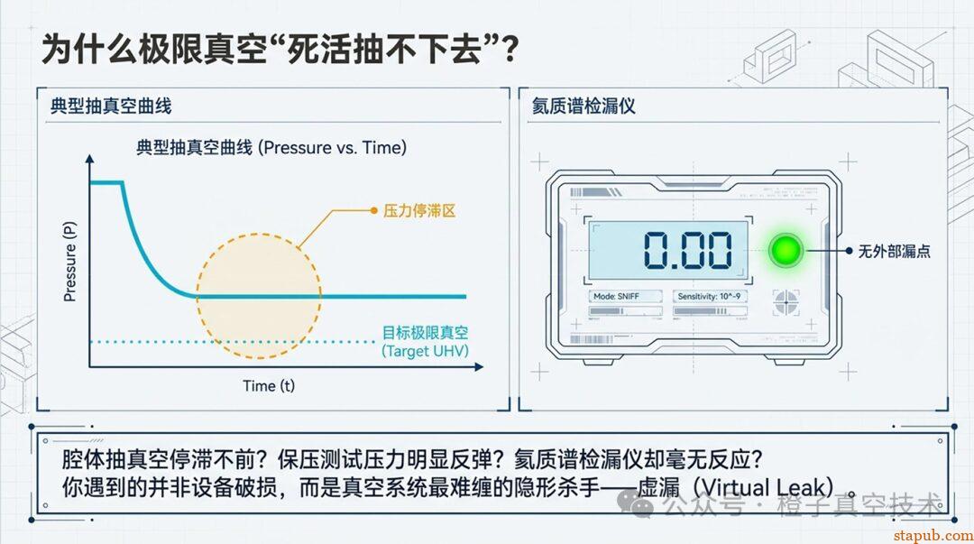 真空“虚漏”成因及解决方案