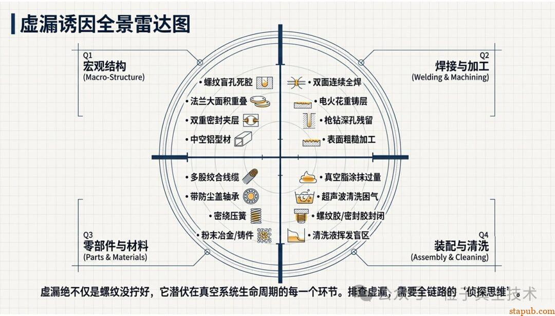 真空“虚漏”成因及解决方案