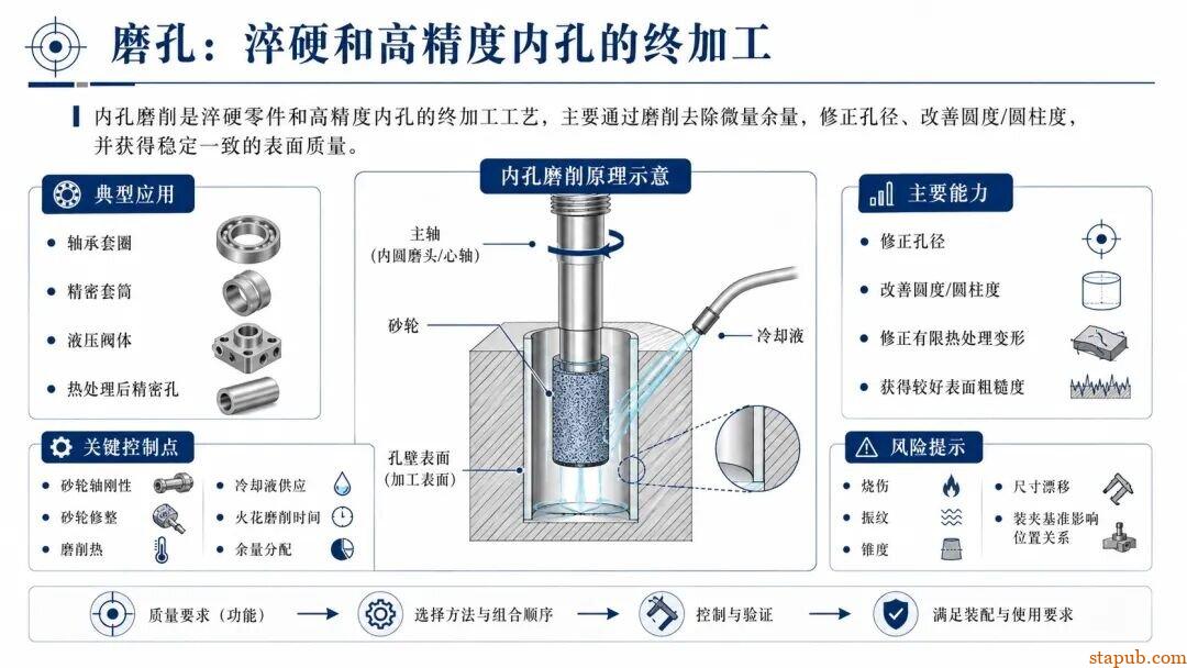 钻、扩、铰、镗、拉、磨、锪孔有什么区别?7种常见孔加工方法一次讲清 钻、扩、铰、镗、拉、磨、锪孔有什么区别?7种常见孔加工方法一次讲清